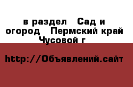  в раздел : Сад и огород . Пермский край,Чусовой г.